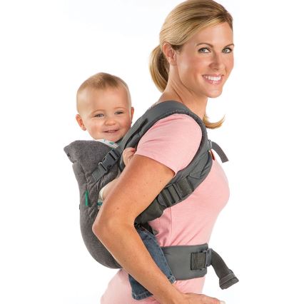 Infantino - Porte-bébé FLIP ADVANCED 4en1 gris foncé