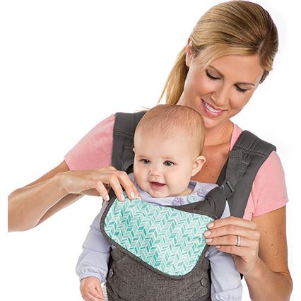 Infantino - Porte-bébé FLIP ADVANCED 4en1 gris foncé