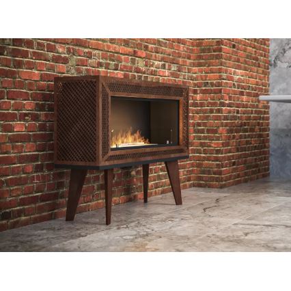 InFire - Cheminée BIO 100x47 cm 3kW industrielle