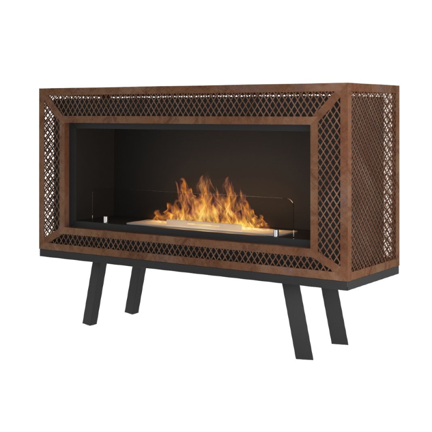 InFire - Cheminée BIO 100x47 cm 3kW industrielle