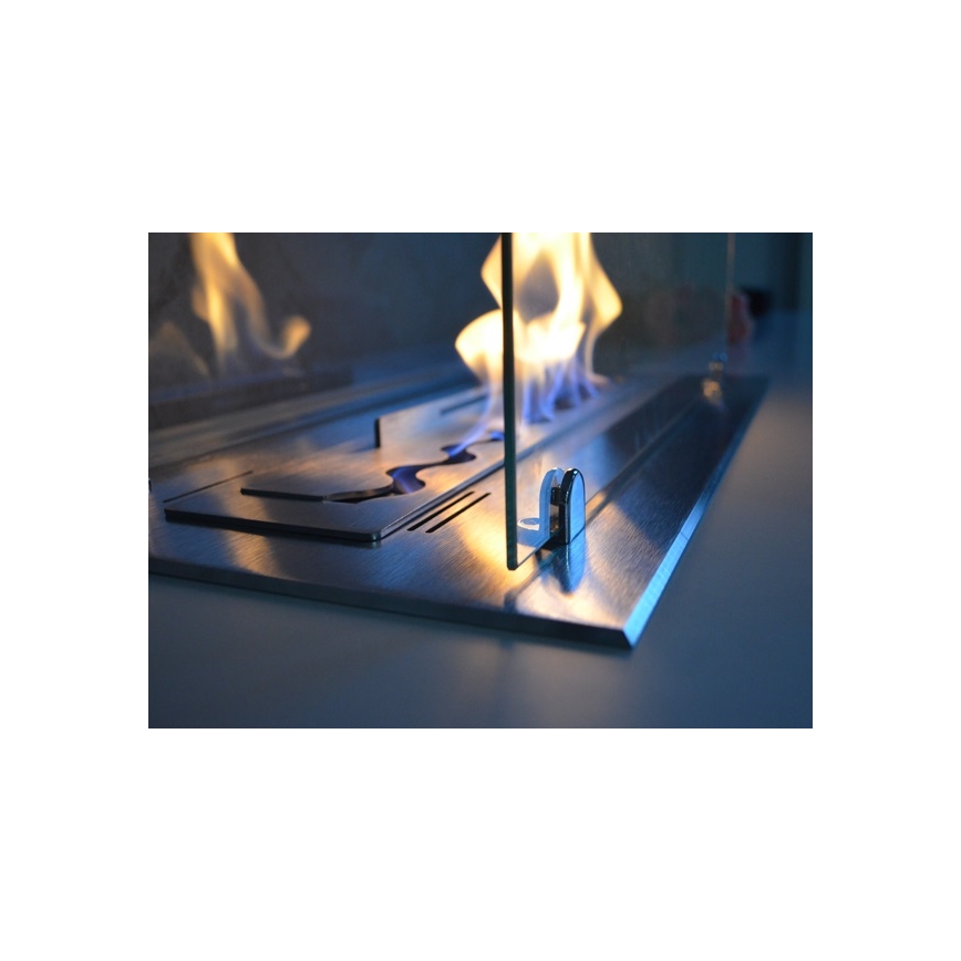 InFire - Cheminée BIO 110x75 cm 3kW bifacial