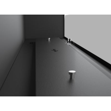 InFire - Cheminée BIO 115x100 cm 3kW blanc