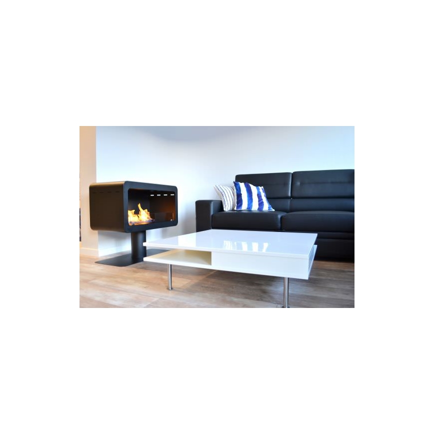 InFire - Cheminée BIO 82,5x74,3 cm 3kW noir