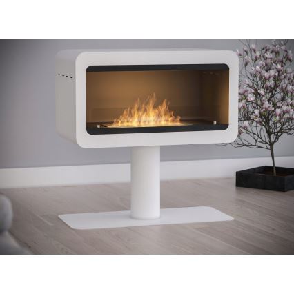 InFire - Cheminée BIO 82,5x78 cm 3kW blanc