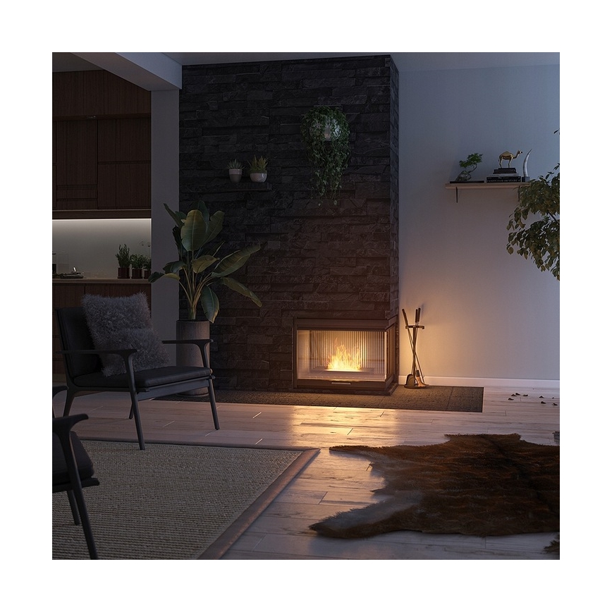 InFire - Cheminée BIO 8x50 cm 3kW noir