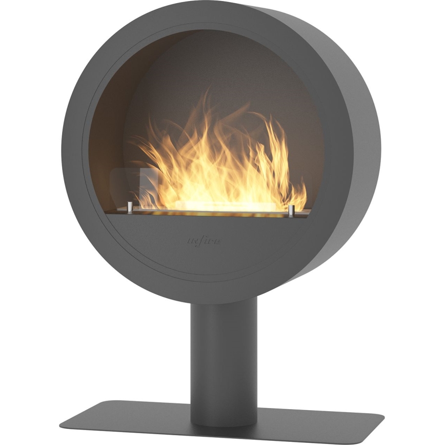 InFire - Cheminée BIO d. 70 cm 3kW noir