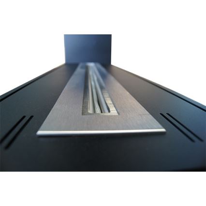 InFire - Cheminée BIO d'angle 100x50 cm 3kW bifacial