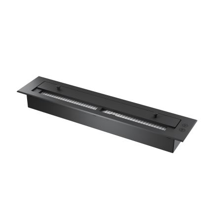 InFire - Cheminée BIO d'angle 84x54 cm 3kW noire