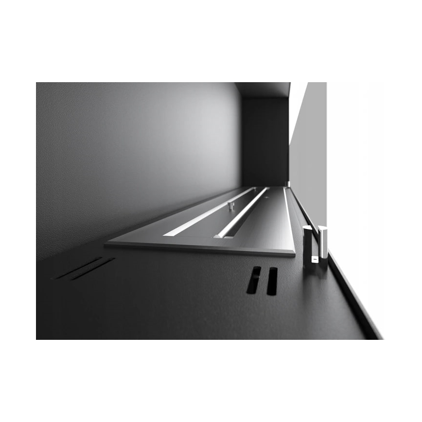 InFire - Cheminée BIO encastrée 120x50 cm 3kW biface