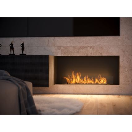 InFire - Cheminée encastrée BIO 100x45 cm 3kW noire