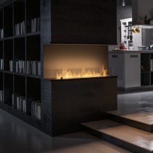 InFire - Cheminée encastrée BIO 100x50 cm 3kW noire