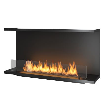 InFire - Cheminée encastrée BIO 100x50 cm 3kW noire