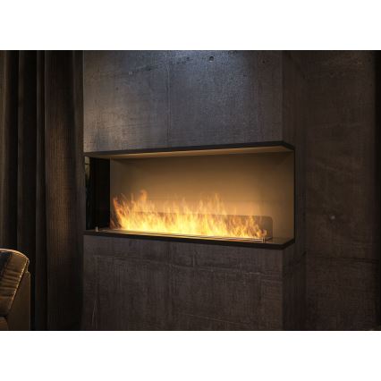 InFire - Cheminée encastrée BIO 120x50 cm 3kW noire