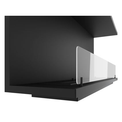 InFire - Cheminée encastrée BIO 120x50 cm 3kW noire