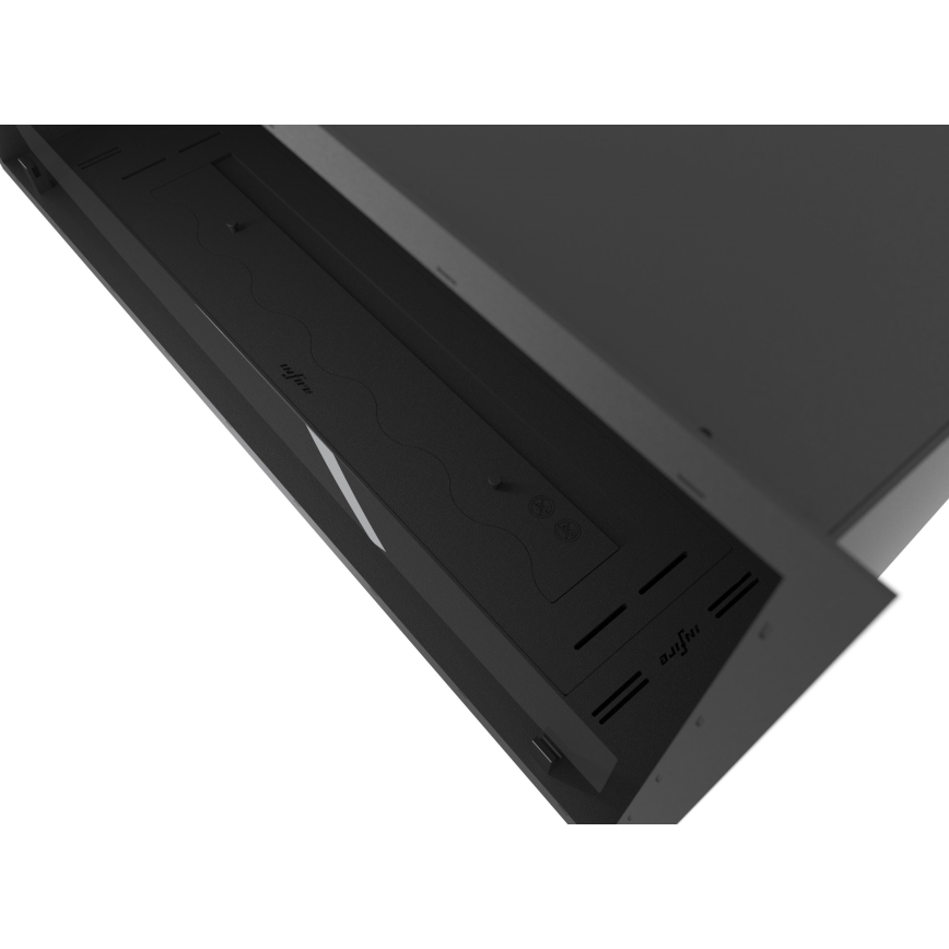 InFire - Cheminée encastrée BIO 49,4x104,4 cm 6kW noir