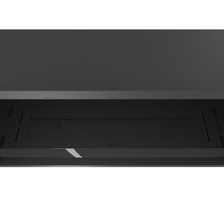 InFire - Cheminée encastrée BIO 49,4x104,4 cm 6kW noir