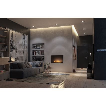InFire - Cheminée encastrée BIO 49,4x84,4 cm 3,5kW noir