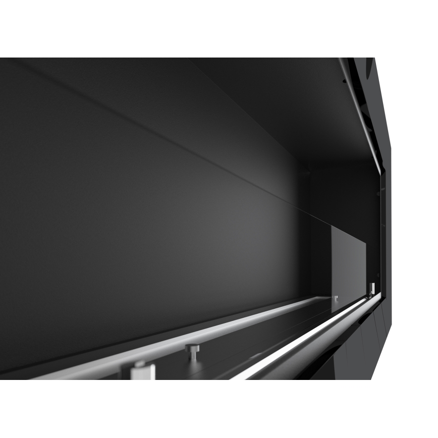 InFire - Cheminée encastrée BIO 49x120 cm 3kW noir