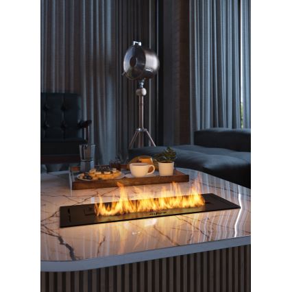 InFire - Cheminée encastrée BIO 7,5x50 cm 3,5kW noir