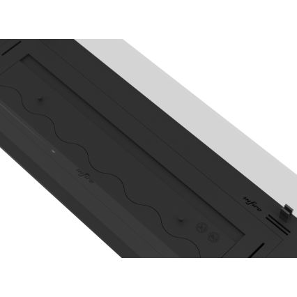 InFire - Cheminée encastrée BIO 8,5x100 cm 6kW noir