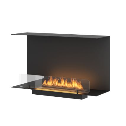 InFire - Cheminée encastrée BIO 80x45 cm 3kW noire