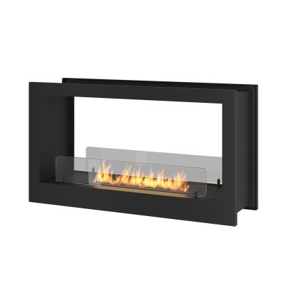 InFire - Cheminée encastrée BIO 90x50 cm 3kW bifacial