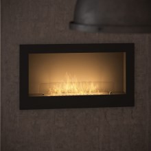 InFire - Cheminée encastrée BIO 90x50 cm 3kW noire