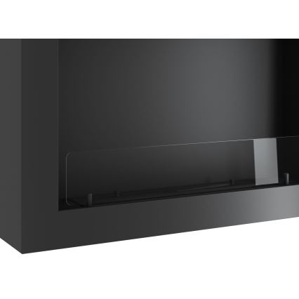 InFire - Cheminée murale BIO 80x56 cm 3kW noir