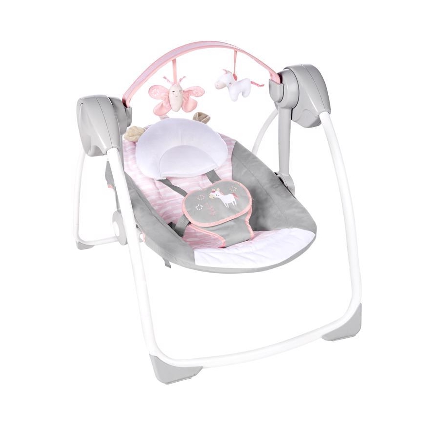Ingéniosité - Balançoire pour enfants avec mélodie FLORA L'UNICORN 4xLR14