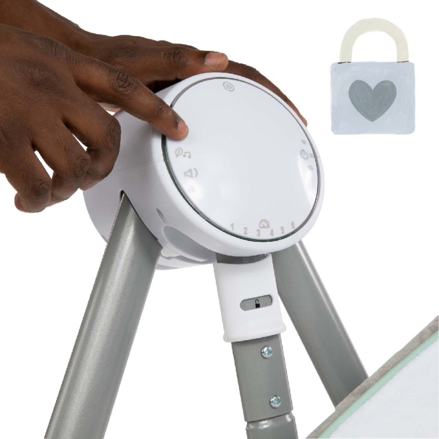 Ingenuity - Balançoire vibrante avec mélodie ANYWAY SWAY 4xLR14