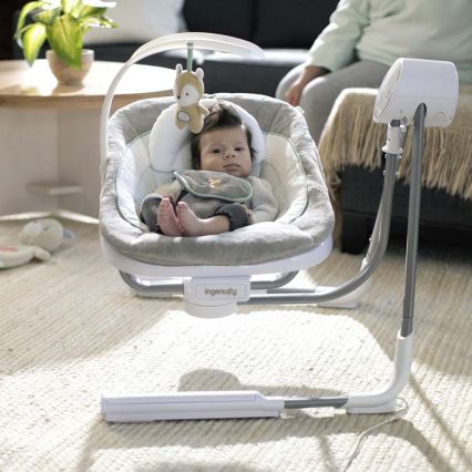 Ingenuity - Balançoire vibrante avec mélodie ANYWAY SWAY RAY 4xLR14