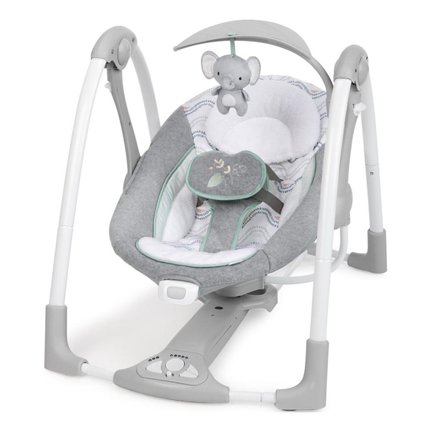 Ingenuity - Balançoire vibrante pour enfants avec mélodie 2 en 1 SWELL 4xD + 1xC