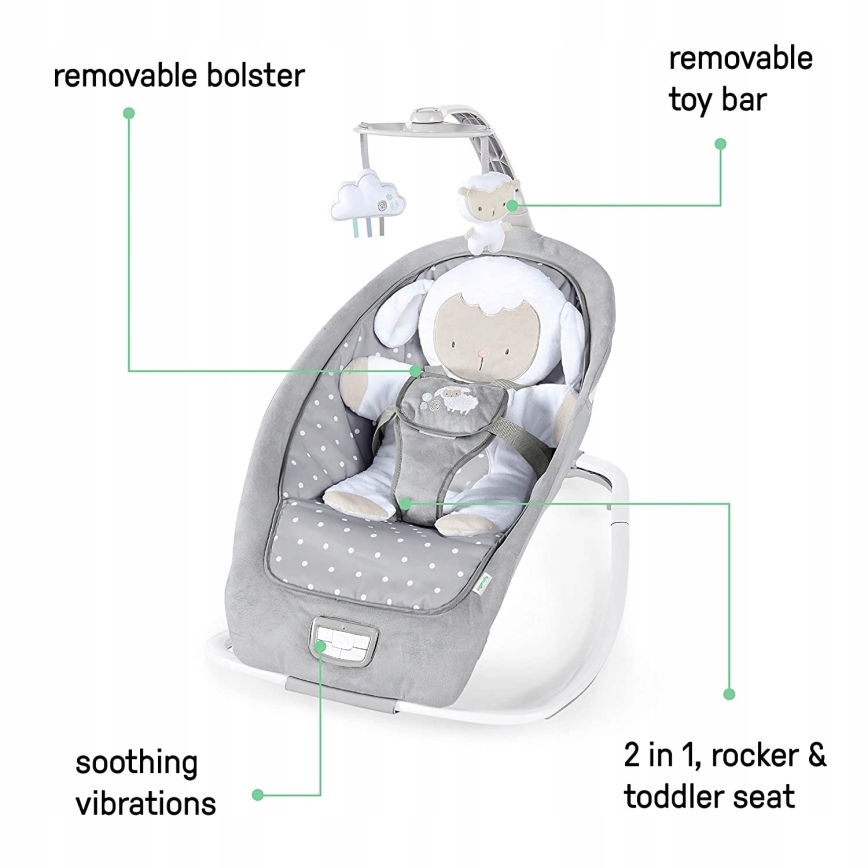 Ingenuity - Berceuse avec mélodie CUDDLE LAMB 3xLR14