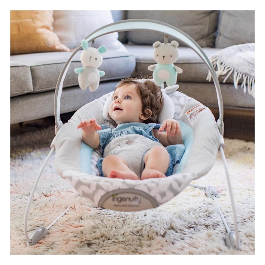 Ingenuity - Berceuse vibrante pour bébé avec une mélodie RAYLAN 3xLR14