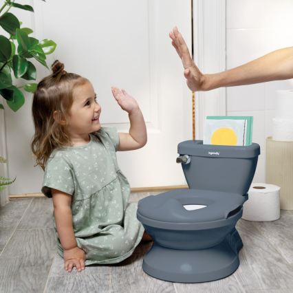 Ingenuity - Pot pour enfant MY SIZE avec son, bleu, 2xAAA