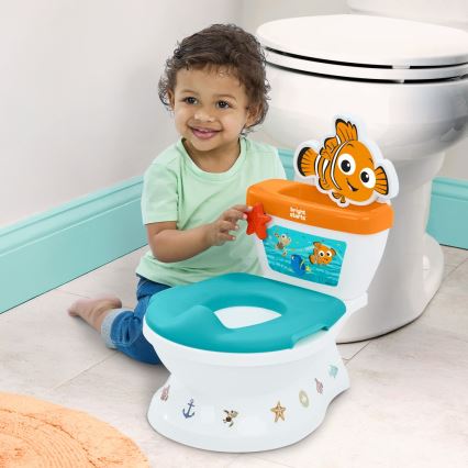 Ingenuity - Pot pour enfant MY SIZE Finding Nemo avec effets sonores, 2x AAA
