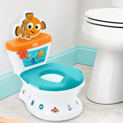 Ingenuity - Pot pour enfant MY SIZE Finding Nemo avec effets sonores, 2x AAA