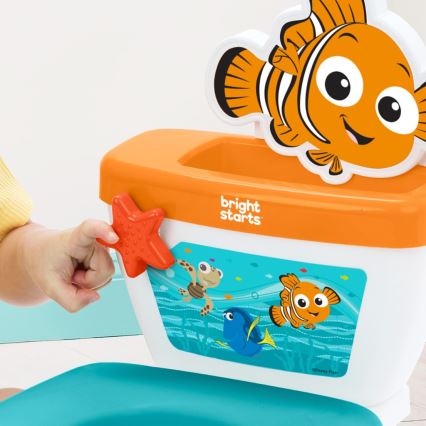 Ingenuity - Pot pour enfant MY SIZE Finding Nemo avec effets sonores, 2x AAA
