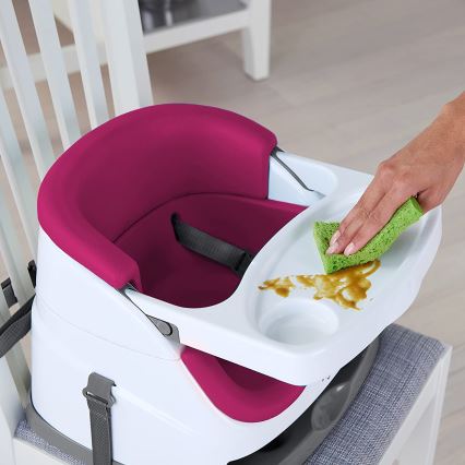 Ingenuity - Siège rehausseur pour table à manger 2en1 BABY BASE rose