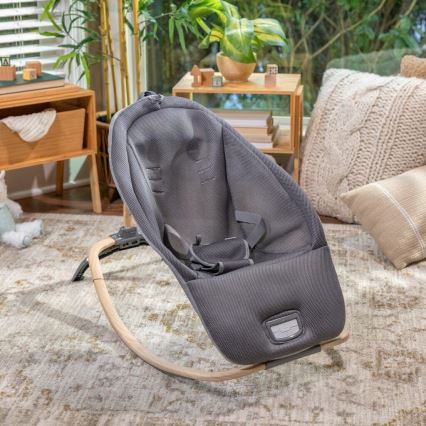 Ingenuity - Transat bébé vibrant avec mélodie EVERY SEASON WESLEY 3xC gris