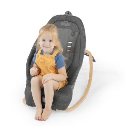 Ingenuity - Transat bébé vibrant avec mélodie EVERY SEASON WESLEY 3xC gris