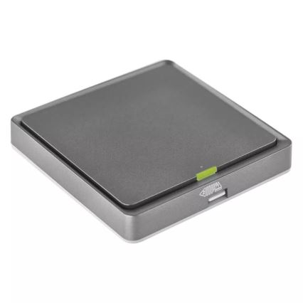 Interrupteur 1 bouton GoSmart 1xCR2430 Tuya noir