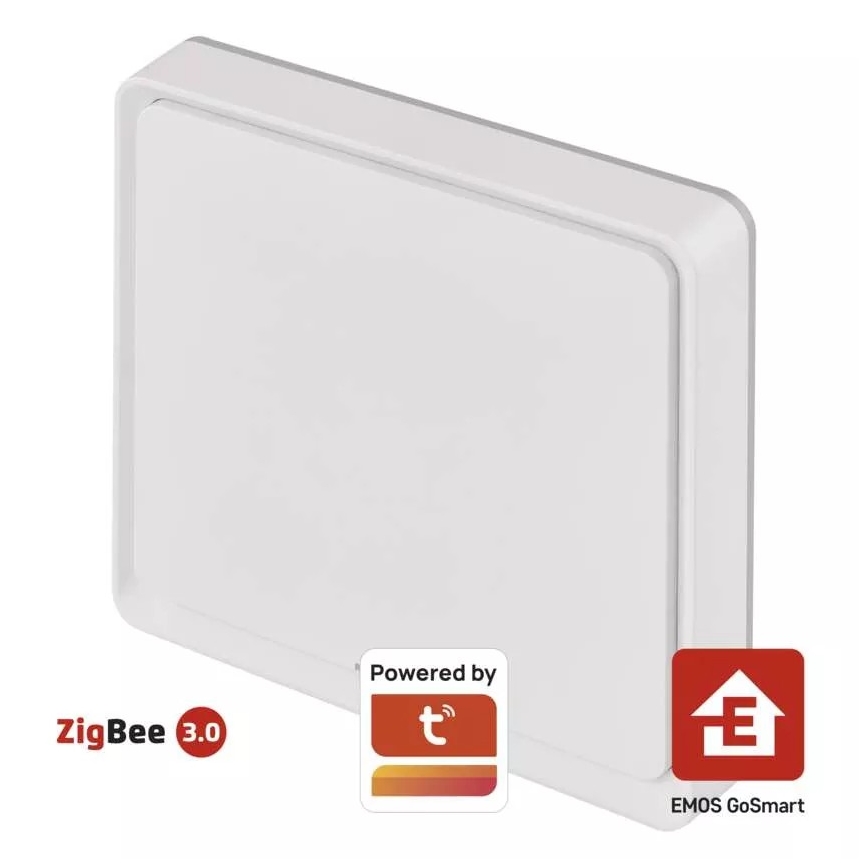 Interrupteur 1 bouton GoSmart Tuya blanc