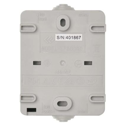 Interrupteur 1 bouton IP54
