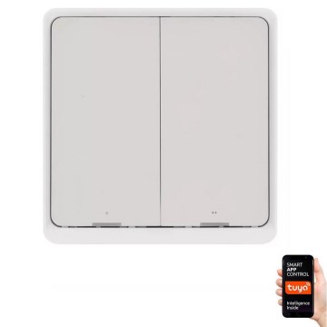 Interrupteur 2 bouton GoSmart Tuya blanc