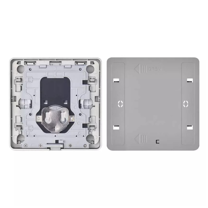 Interrupteur 4 touches GoSmart 1xCR2430 Tuya noir