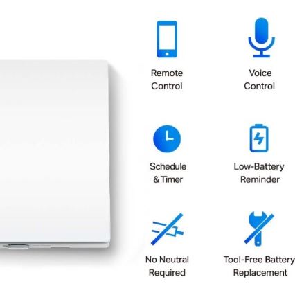 Interrupteur d'éclairage intelligent (2x AAA)