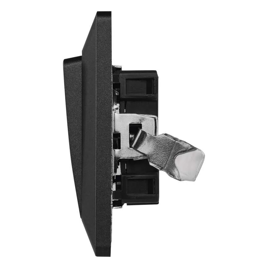 Interrupteur intérieur à bascule 250V/10A anthracite