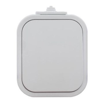 Interrupteur maison bouton No.1/0 bouton IP54 blanc
