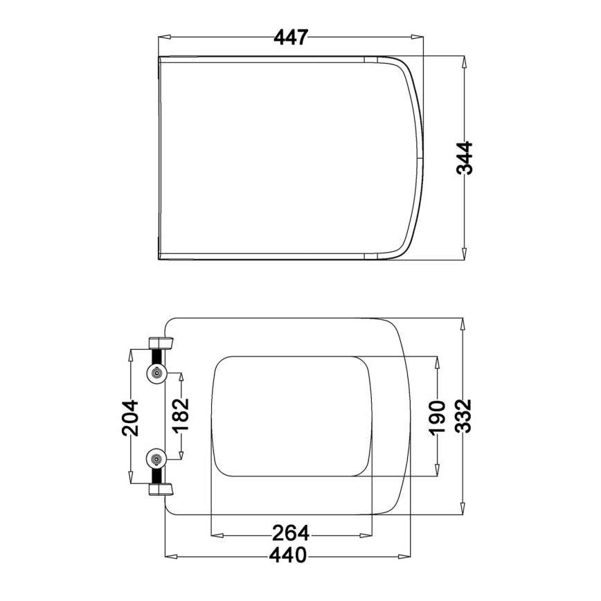 Isvea - Abattant WC SoftClose PURITY blanc